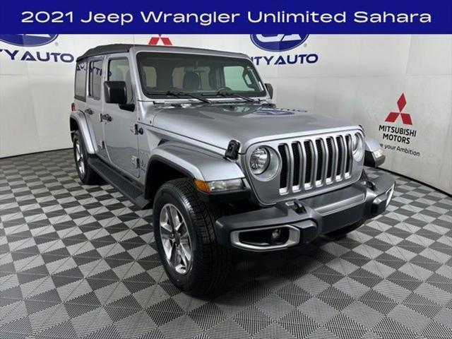 used 2021 Jeep Wrangler Unlimited car, priced at $25,910