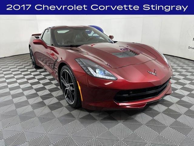 used 2017 Chevrolet Corvette car, priced at $43,800