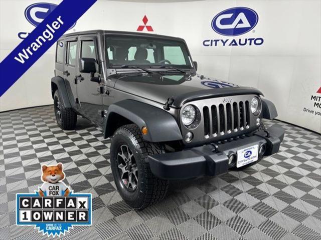 used 2018 Jeep Wrangler JK Unlimited car, priced at $24,800