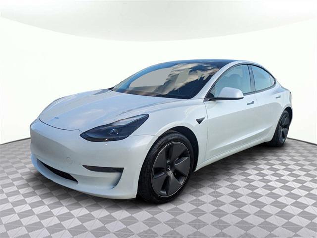 used 2021 Tesla Model 3 car, priced at $22,890