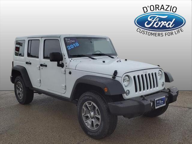 used 2018 Jeep Wrangler JK Unlimited car, priced at $31,900