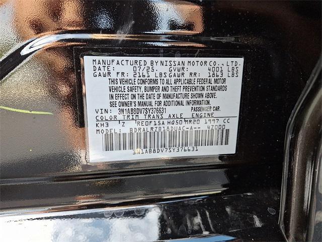 new 2025 Nissan Sentra car, priced at $26,875
