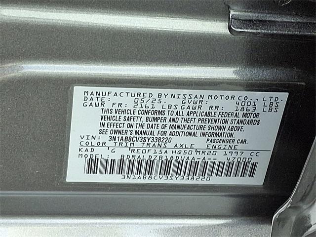 new 2025 Nissan Sentra car, priced at $25,005