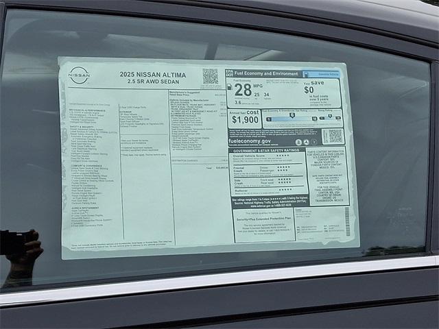 new 2025 Nissan Altima car, priced at $35,685