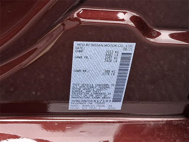 new 2025 Nissan Altima car, priced at $32,250