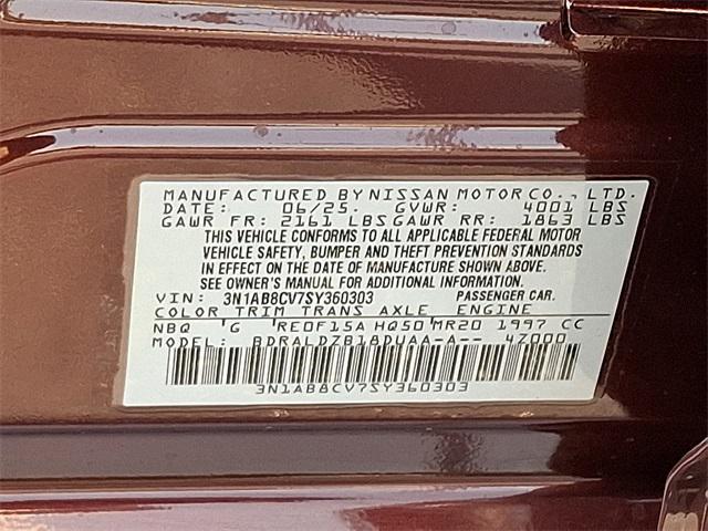 new 2025 Nissan Sentra car, priced at $24,795