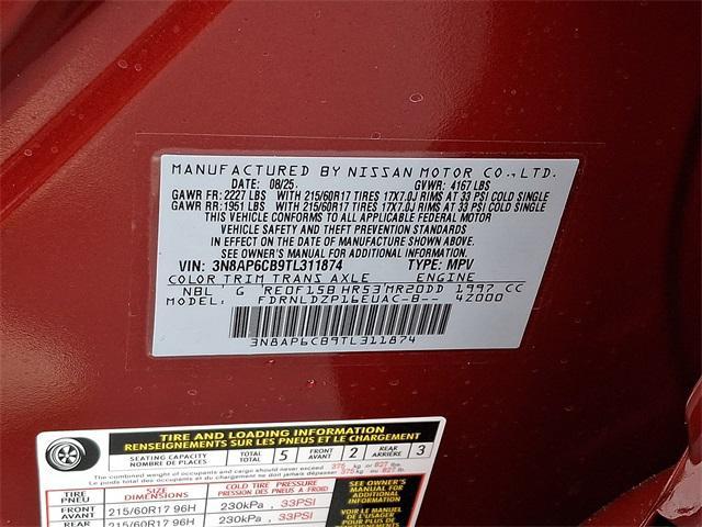 new 2026 Nissan Kicks car, priced at $29,840