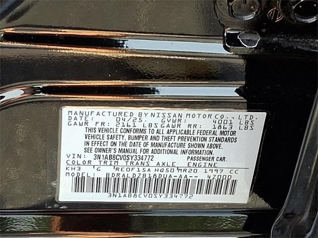 new 2025 Nissan Sentra car, priced at $24,535