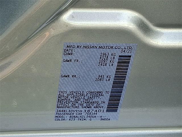 new 2025 Nissan Altima car, priced at $29,550