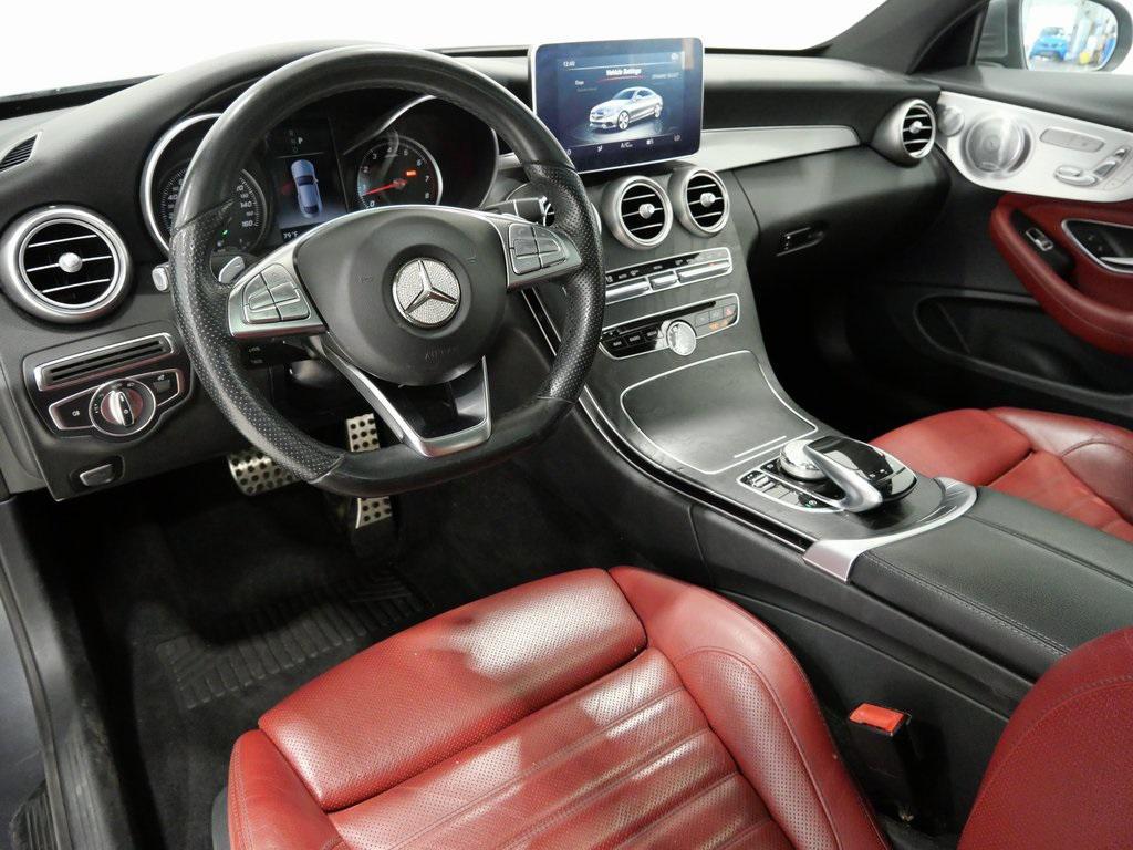 used 2018 Mercedes-Benz C-Class car, priced at $21,400