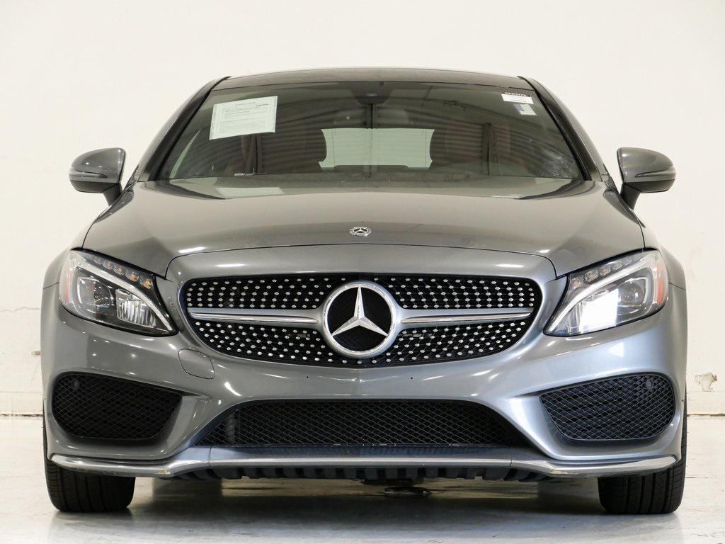 used 2018 Mercedes-Benz C-Class car, priced at $21,400