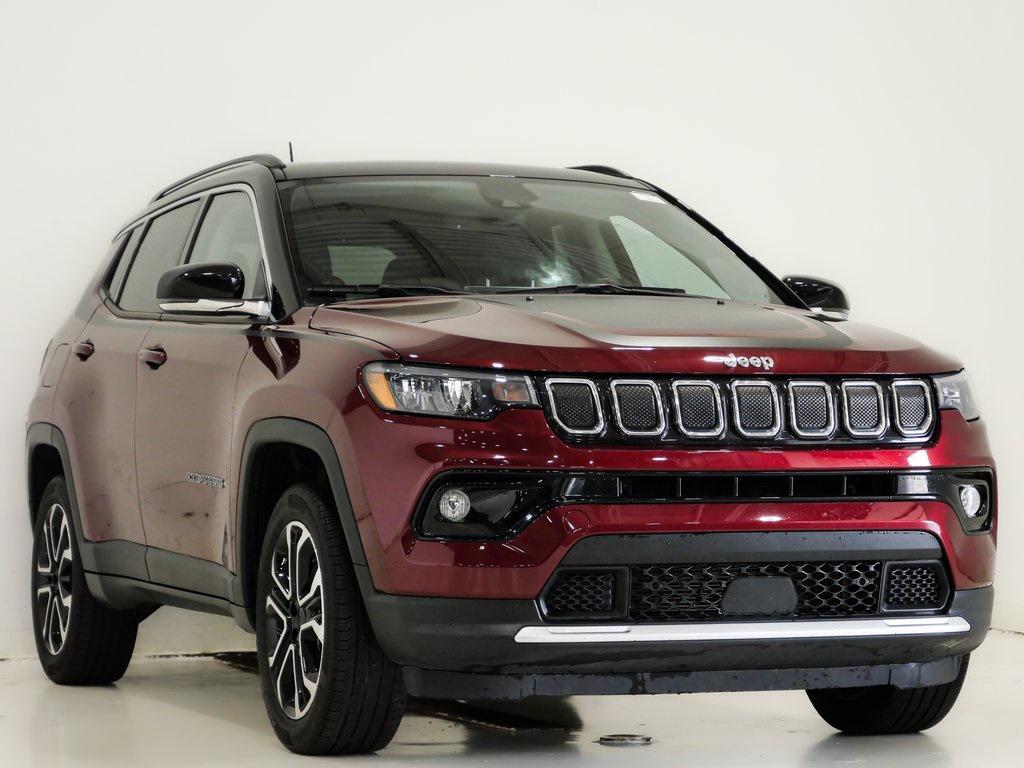 used 2022 Jeep Compass car, priced at $22,300