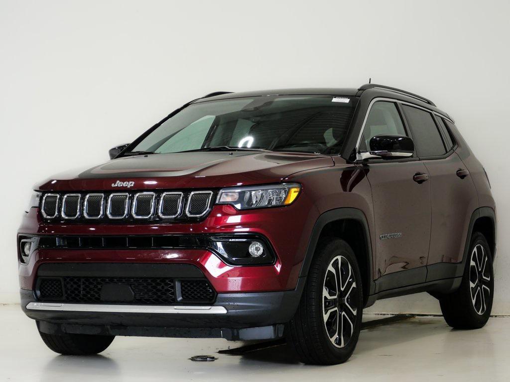 used 2022 Jeep Compass car, priced at $22,300