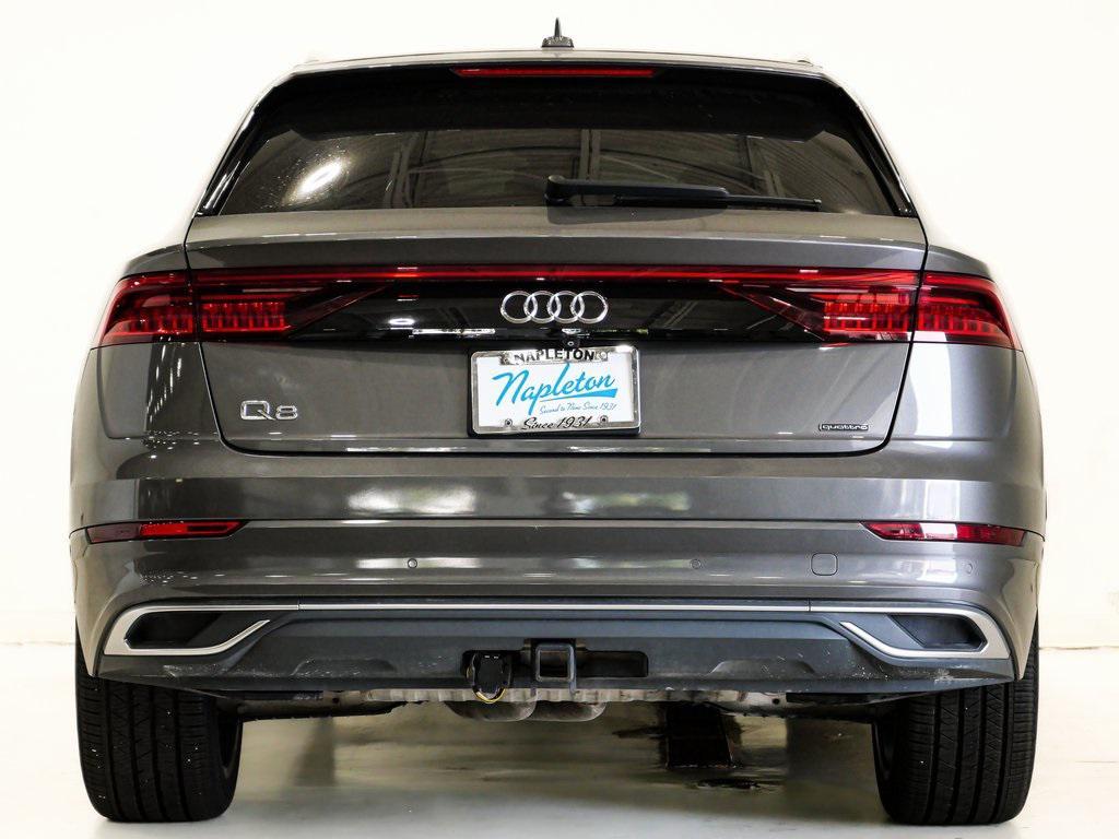 used 2019 Audi Q8 car, priced at $34,500