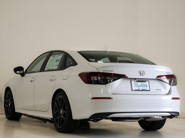 new 2025 Honda Civic Hybrid car, priced at $29,173