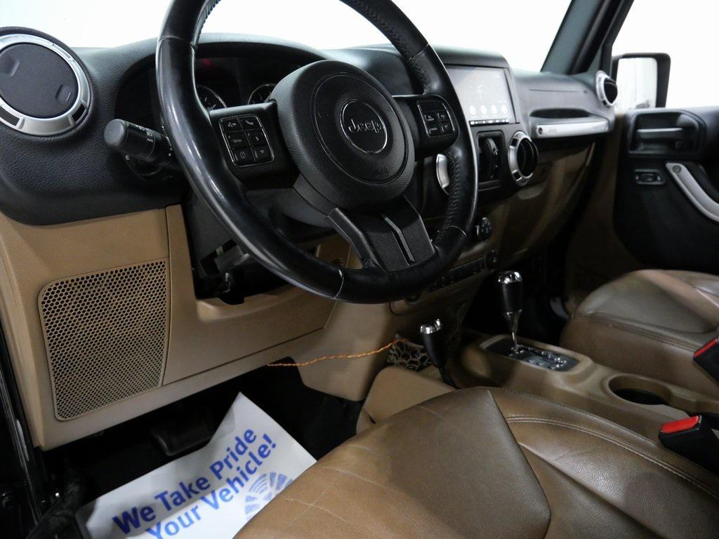 used 2015 Jeep Wrangler Unlimited car, priced at $19,500