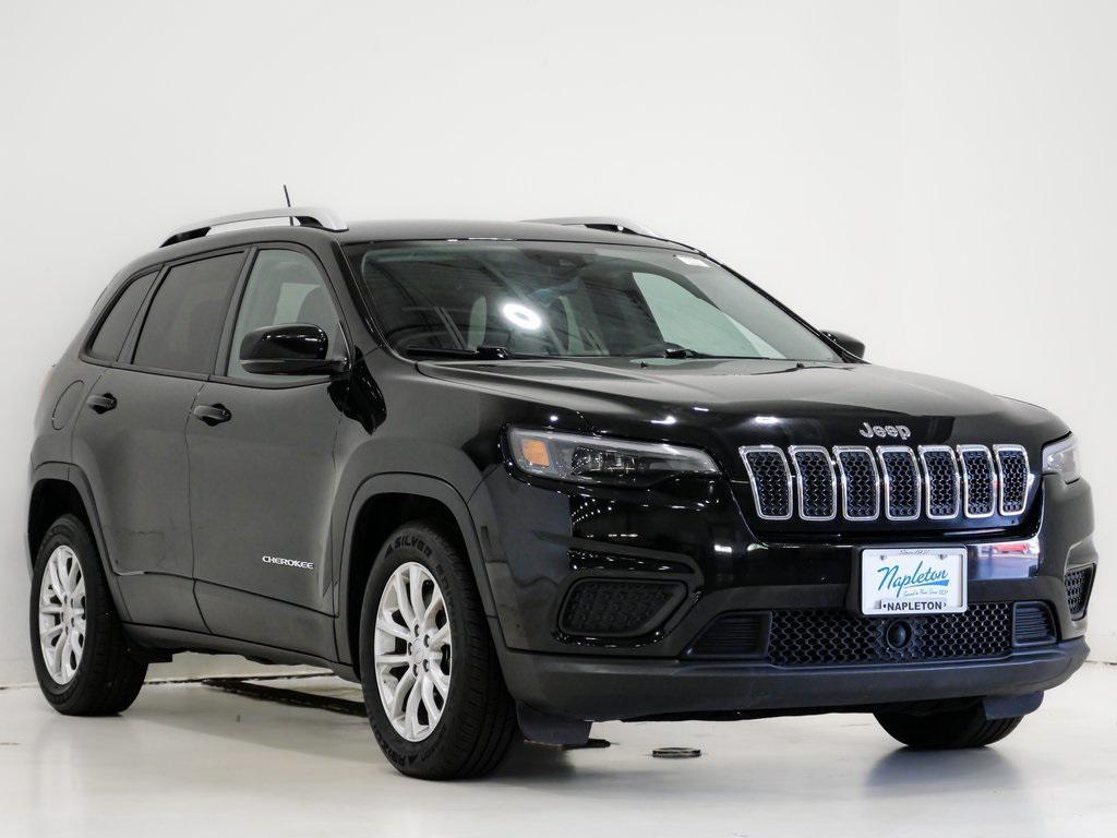 used 2021 Jeep Cherokee car, priced at $14,300