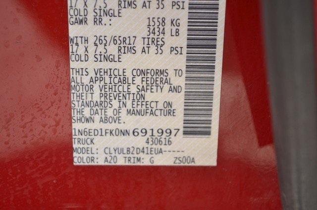 used 2022 Nissan Frontier car, priced at $24,987