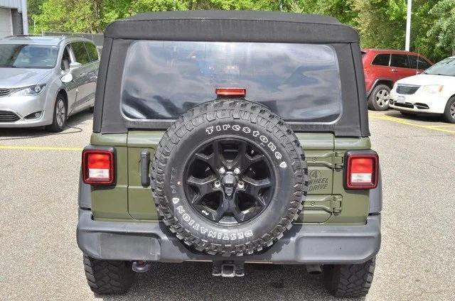 used 2021 Jeep Wrangler car, priced at $32,987