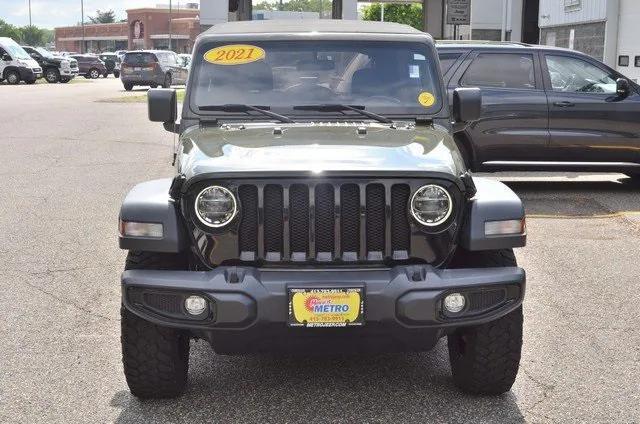 used 2021 Jeep Wrangler car, priced at $32,987