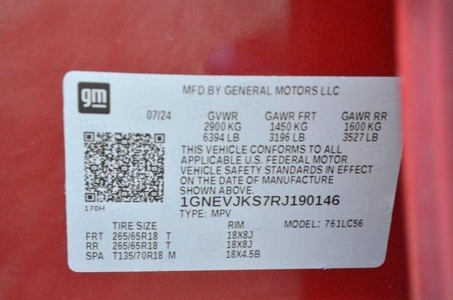 used 2024 Chevrolet Traverse car, priced at $46,987