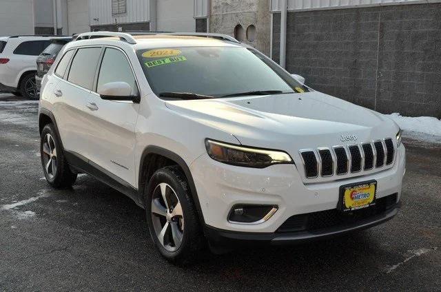 used 2021 Jeep Cherokee car, priced at $24,487