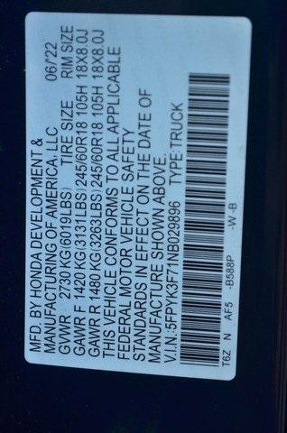 used 2022 Honda Ridgeline car, priced at $32,987