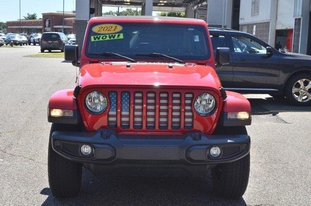 used 2021 Jeep Wrangler Unlimited car, priced at $33,487
