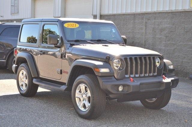 used 2021 Jeep Wrangler car, priced at $26,487