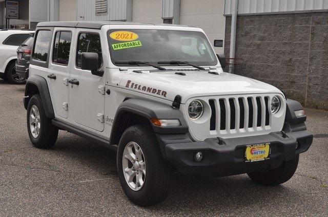 used 2021 Jeep Wrangler Unlimited car, priced at $29,987