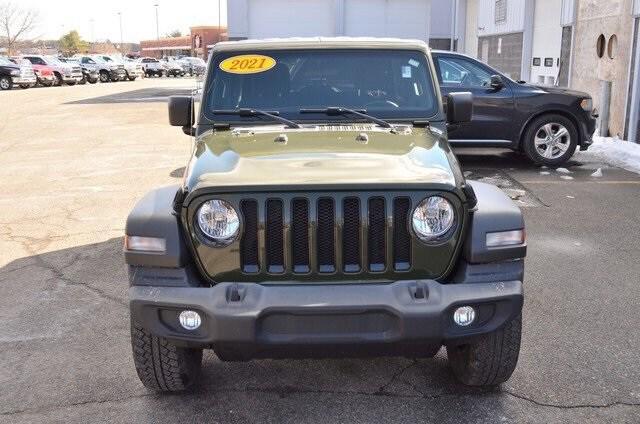 used 2021 Jeep Wrangler Unlimited car, priced at $30,987