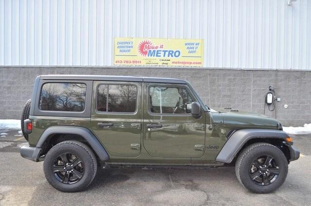 used 2021 Jeep Wrangler Unlimited car, priced at $30,987