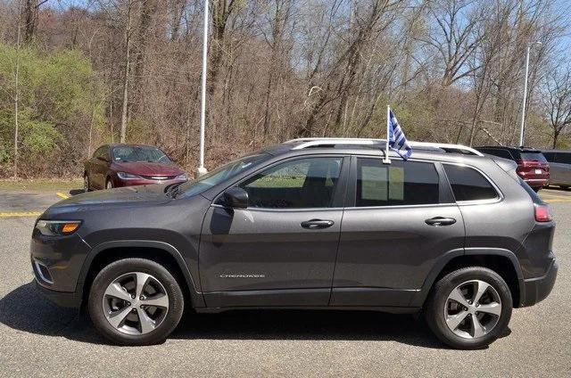 used 2021 Jeep Cherokee car, priced at $25,487
