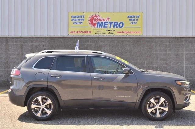 used 2021 Jeep Cherokee car, priced at $25,487