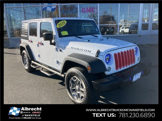 used 2018 Jeep Wrangler JK Unlimited car, priced at $27,740