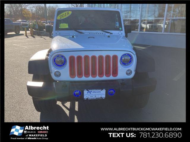 used 2018 Jeep Wrangler JK Unlimited car, priced at $27,740