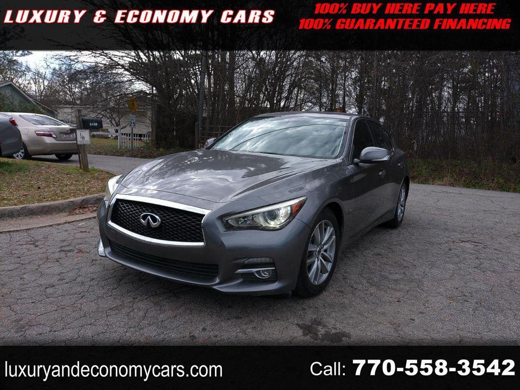 used 2015 INFINITI Q50 car, priced at $13,999