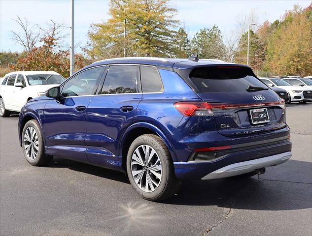 new 2025 Audi Q4 e-tron car, priced at $54,850