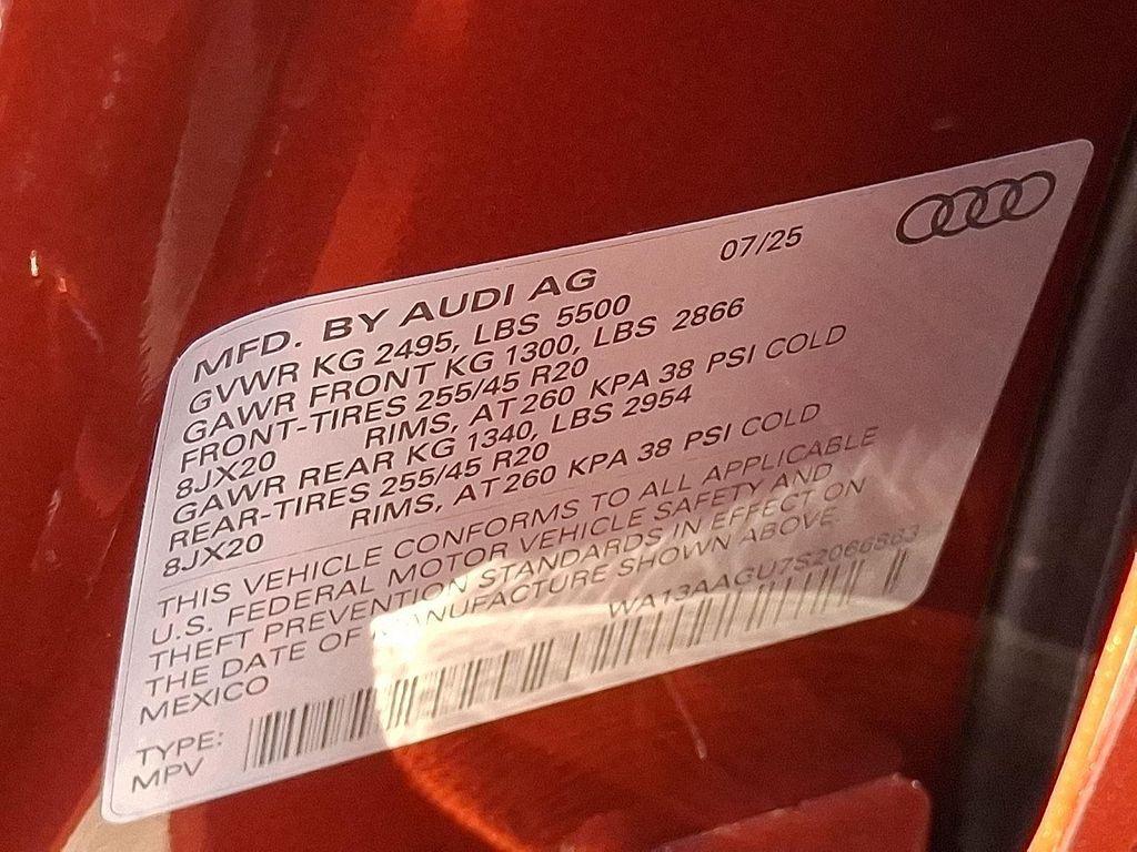 new 2025 Audi Q5 car, priced at $64,250