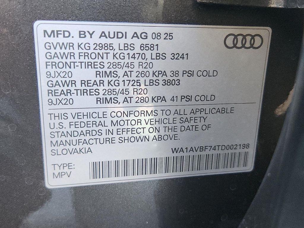 new 2026 Audi Q7 car, priced at $72,745