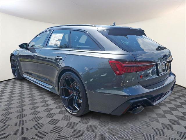 new 2025 Audi RS 6 Avant car, priced at $153,515