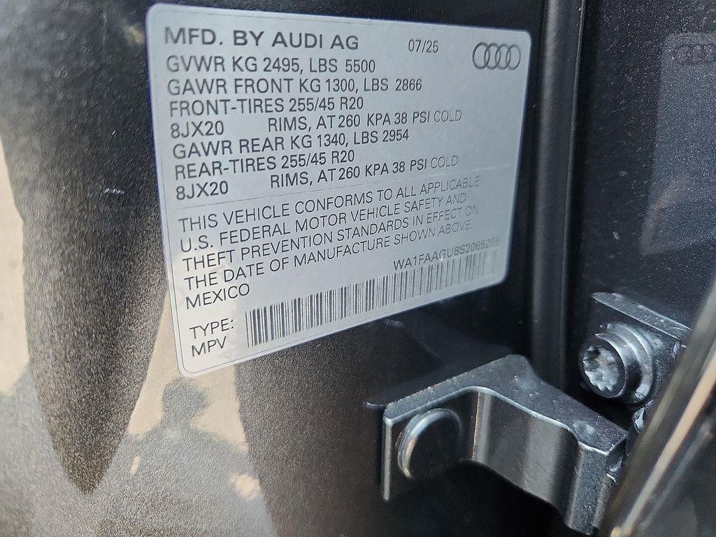new 2025 Audi Q5 Sportback car, priced at $66,350