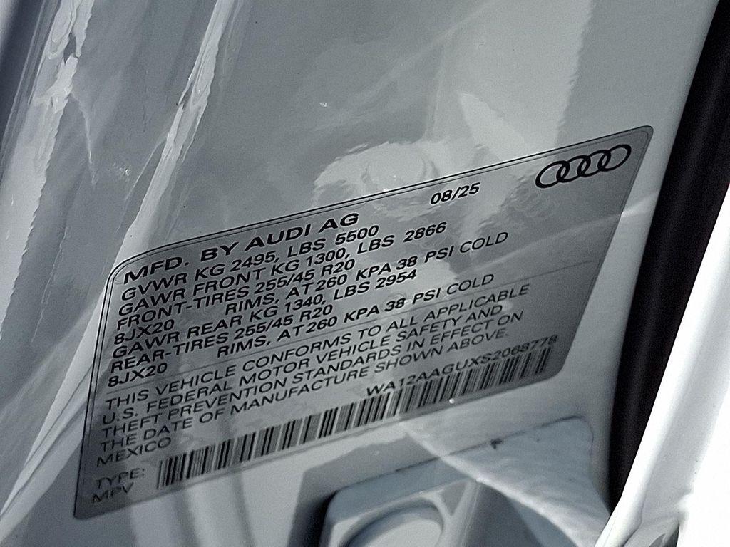 new 2025 Audi Q5 car, priced at $60,350