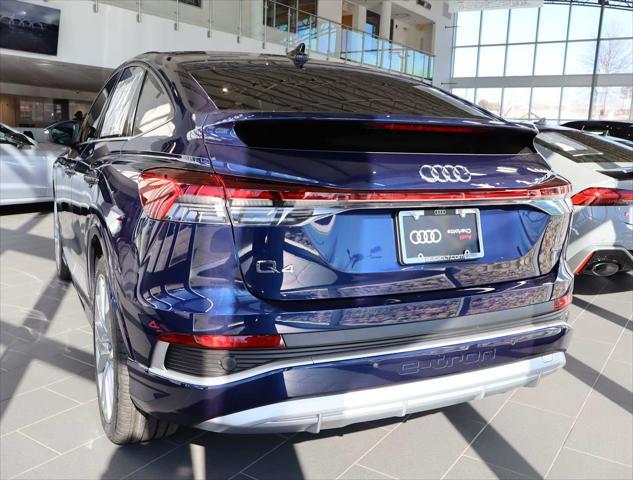 new 2025 Audi Q4 e-tron Sportback car, priced at $66,530