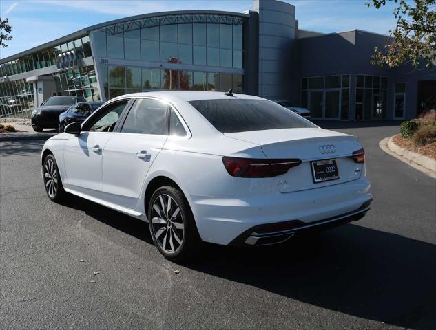 new 2025 Audi A4 car, priced at $45,545