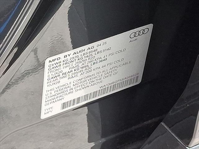 new 2025 Audi Q6 e-tron car, priced at $70,250