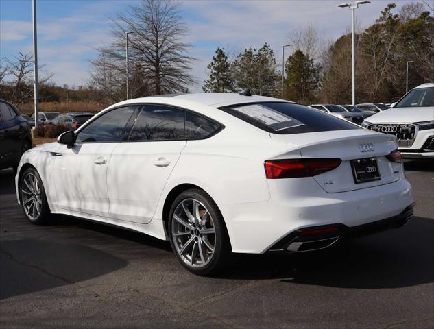 new 2025 Audi A5 Sportback car, priced at $51,980