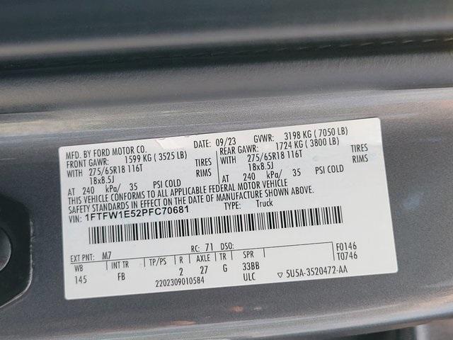used 2023 Ford F-150 car, priced at $45,707
