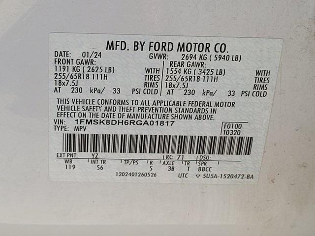 used 2024 Ford Explorer car, priced at $33,012