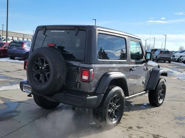 used 2021 Jeep Wrangler car, priced at $27,248